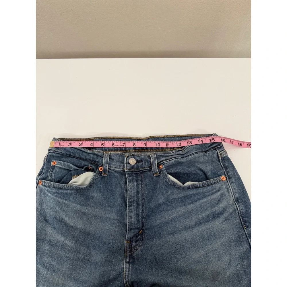 Levis 505 Regular Fit Straight Leg Jeans Mens 34x30 Medium Wash Blue